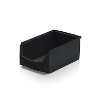 Ukládací ESD box 50 cm × 31 cm × 20 cm, černá